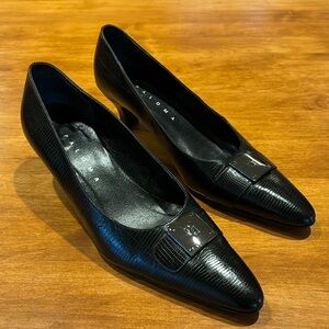 PALOMA PUMPS ALLIGATOR EMBOSSED LEATHER LIZARD EMBOSSED Women’s Size 8.5 Heels🖤